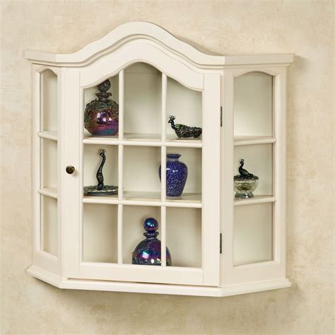 small wall mountable curio cabinet